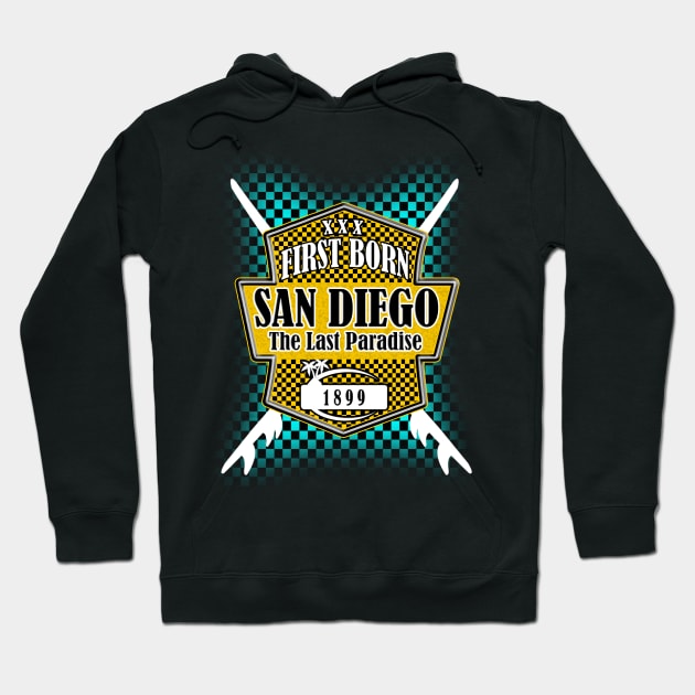 San Diego Hoodie by dejava